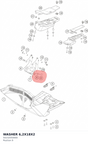 Diagram preview: WASHER 6,2X18X2 (50232050000)