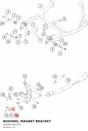 Diagram preview: BUSHING, MAGNET BRACKET (0800000600303)