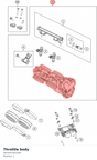 Diagram preview: Throttle body (A65441001000)