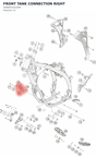 Diagram preview: FRONT TANK CONNECTION RIGHT (A58003101094)
