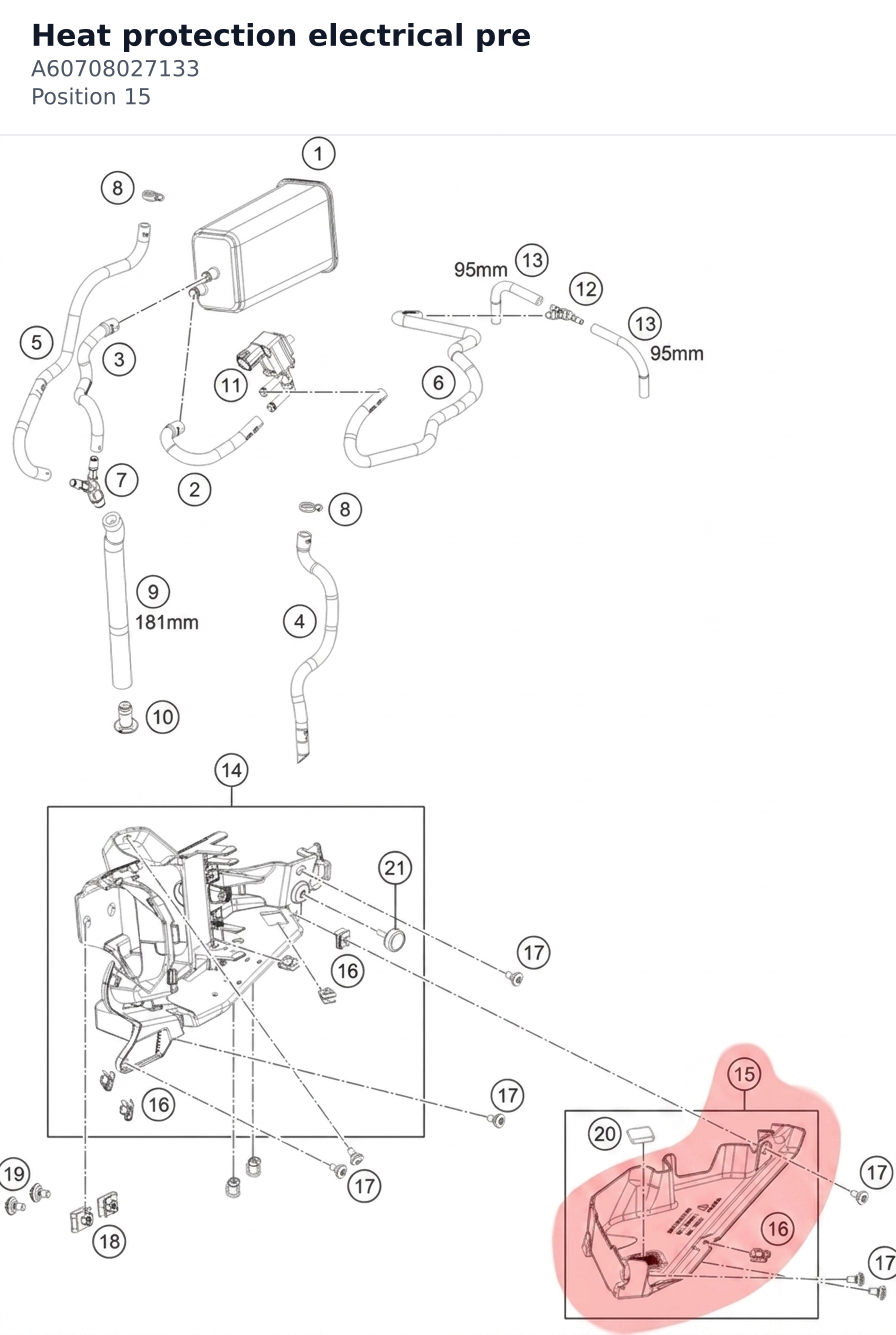 Diagram preview: Heat protection electrical pre (A60708027133)