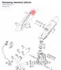 Diagram preview: Damping element silicon (C90705011011)