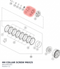 Diagram preview: HH COLLAR SCREW M6X25 (90232001001)
