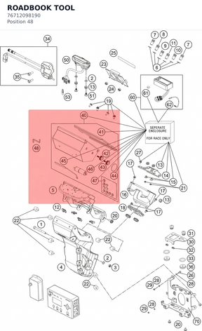 Diagram preview: ROADBOOK TOOL (76712098190)