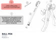 Diagram preview: BALL PEN (312313)