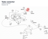 Diagram preview: Tube conector (C90015126000)
