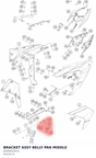 Diagram preview: BRACKET ASSY BELLY PAN MIDDLE (94808020010)