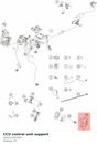 Diagram preview: CCU control unit support (A61011047050)