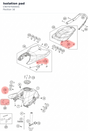 Diagram preview: Isolation pad (C90707040041)