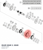 Diagram preview: IDLER GEAR 3. GEAR (76633013000)
