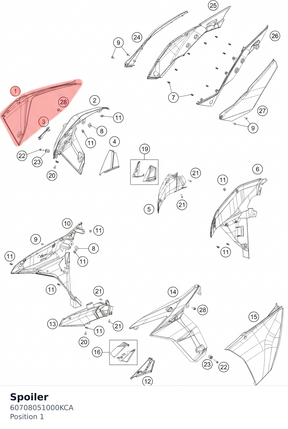 Diagram preview: Spoiler (60708051000KCA)