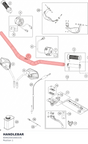 Diagram preview: HANDLEBAR (6040200100033S)