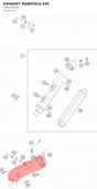 Diagram preview: EXHAUST MANIFOLD EXC (79605009000)
