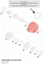 Diagram preview: STOP DISK 22,2X27,8X1 (50333045000)