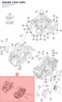 Diagram preview: ENGINE CASE CMPL. (6193010014424)