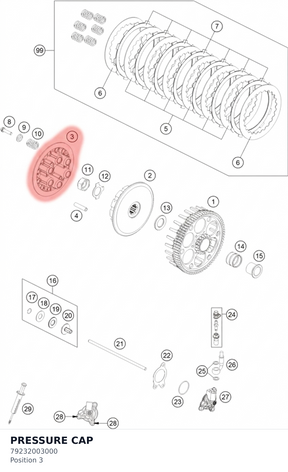 Diagram preview: PRESSURE CAP (79232003000)