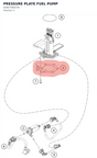Diagram preview: PRESSURE PLATE FUEL PUMP (93807089140)