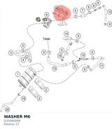 Diagram preview: WASHER M6 (J125060006)