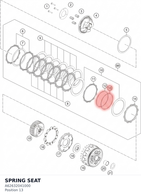 Diagram preview: SPRING SEAT (A62632041000)