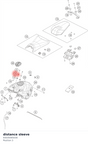 Diagram preview: distance sleeve (93035065030)