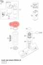 Diagram preview: Lock nut shock M54x1,5 (46180766)