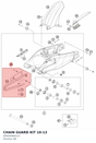 Diagram preview: CHAIN GUARD KIT 10-13 (69004066210)