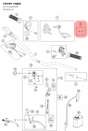 Diagram preview: cover caps (61712A44050)