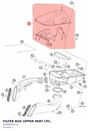 Diagram preview: FILTER BOX UPPER PART CPL. (69006002244)