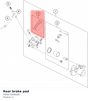 Diagram preview: Rear brake pad (A56013090000)