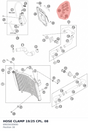 Diagram preview: HOSE CLAMP 19/25 CPL.       08 (69035030000)