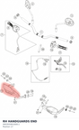 Diagram preview: RH HANDGUARDS END (A60302081000C1)