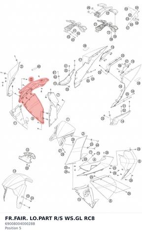 Diagram preview: FR.FAIR. LO.PART R/S WS.GL RC8 (6900800400028B)