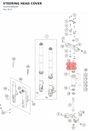 Diagram preview: STEERING HEAD COVER (54201086000)