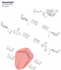 Diagram preview: Headlight (63514001000)