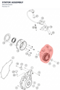 Diagram preview: STATOR ASSEMBLY (96039004000)
