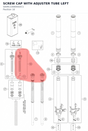 Diagram preview: SCREW CAP WITH ADJUSTER TUBE LEFT (S409110000S02C1)