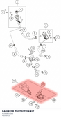 Diagram preview: RADIATOR PROTECTION KIT (A23008014044)