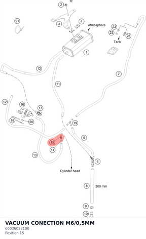 Diagram preview: VACUUM CONECTION M6/0,5MM (60036023100)
