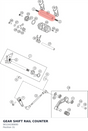Diagram preview: GEAR SHIFT RAIL COUNTER (90134190000)