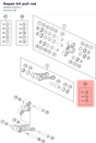 Diagram preview: Repair kit pull rod (A46004183010)
