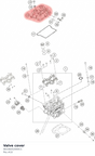 Diagram preview: Valve cover (96336052000C1)