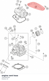Diagram preview: engine vent hose (79630087000)