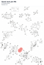 Diagram preview: Quick lock pin M6 (A13008030000)
