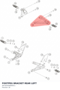 Diagram preview: FOOTPEG BRACKET REAR LEFT (A67403048000C1)