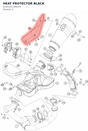 Diagram preview: HEAT PROTECTOR BLACK (6140501100033)
