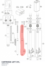 Diagram preview: CARTRIDGE LEFT CPL. (48602018S1)