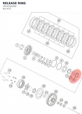 Diagram preview: RELEASE RING (79532181000)