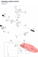 Diagram preview: FOLDING LEVER CLUTCH (90502931044)