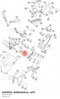 Diagram preview: DAMPER, WINDSHIELD, LEFT (94514010010)