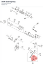 Diagram preview: shift lever spring (C0510001000200)
